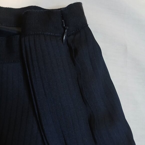Brooks Brothers Skirt Size 10 Navy Accordion Pleated A-line Mid Length - Picture 9 of 9